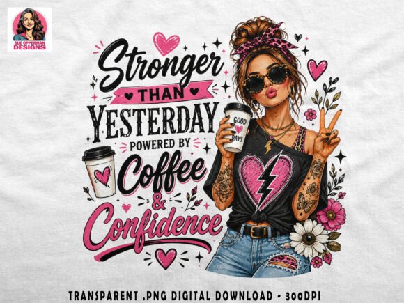Download Coffee Confidence PNG | Boss Babe Art - Art Collection