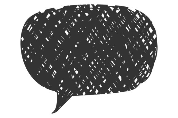 Download Comic Speech Bubble in Hand Drawn Scribb - Speech Collection