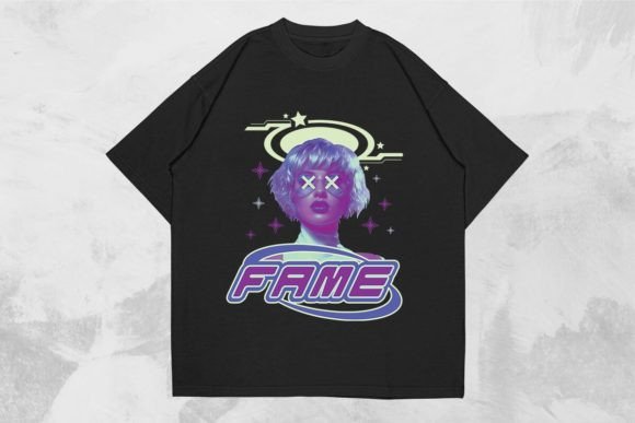 Download Fame Girl Y2k Streetwear Chrome Design - Fame Collection