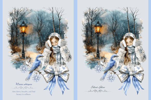 Download Silent Glow – Cozy Winter Aesthetic Art - Art Collection