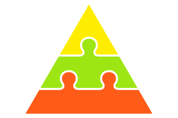 Download Color Traingle Jigsaw Connection. Smart - Art Collection