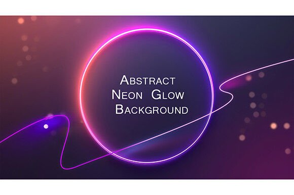 Download Abstract Neon Glow Background - Glow Collection