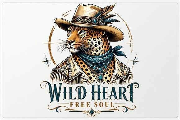 Download Wild Heart Leopard PNG - Art Collection