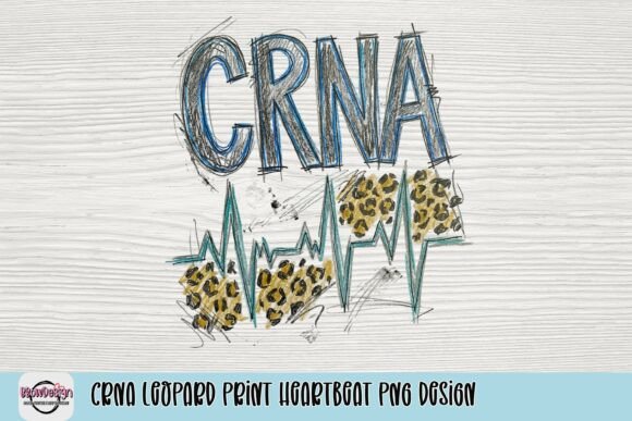 Download CRNA Leopard Print Heartbeat PNG Design - Art Collection
