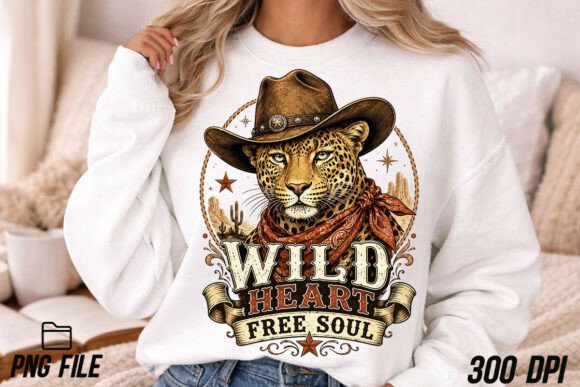 Download Wild Heart Leopard PNG Sublimation - Art Collection