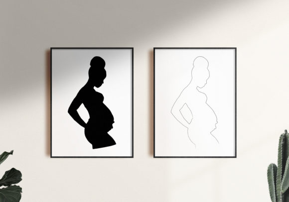 Download 2 Piece Wall Art, Pregnant Woman - Art Collection