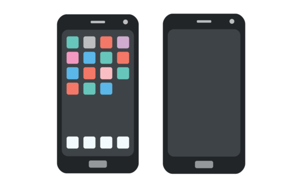 Download Emoji 2 Smart Device Dark Empty Screen - Art Collection