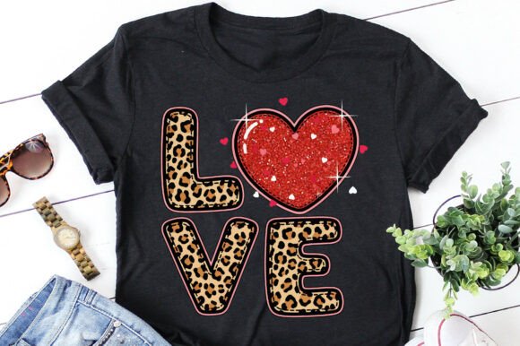 Download Leopard Love Heart Valentines Day Png - Art Collection