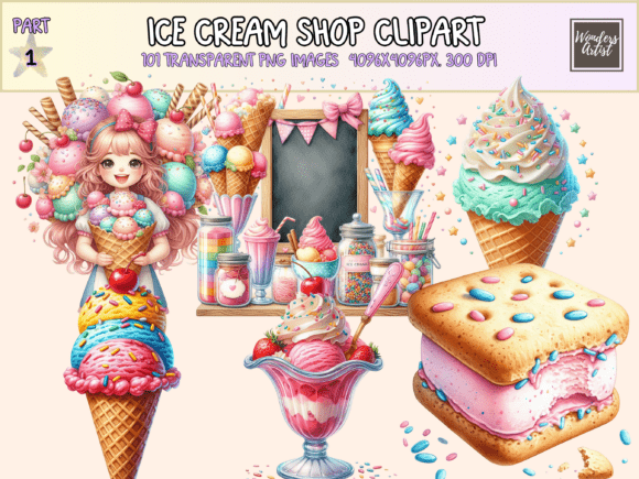 Download Ice Cream Shop Clipart - Art Collection