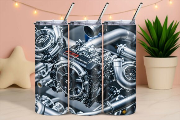 Download Engine Turbo Performance Art Tumbler - Art Collection