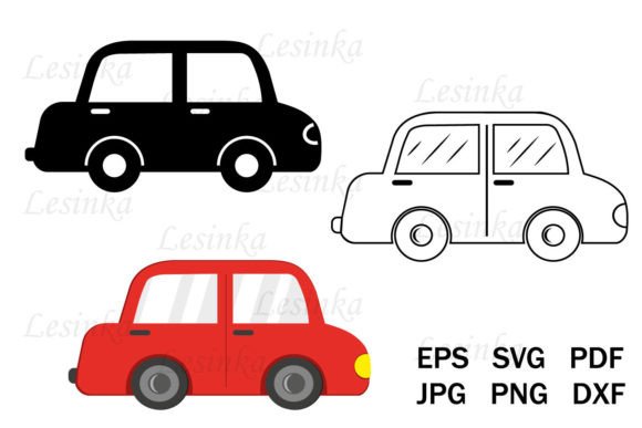 Download Car, Clipart for Printing, Svg, Contour - Art Collection