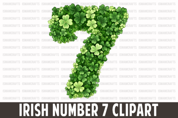 Download Cute Irish Number 7 Clipart PNG - Art Collection