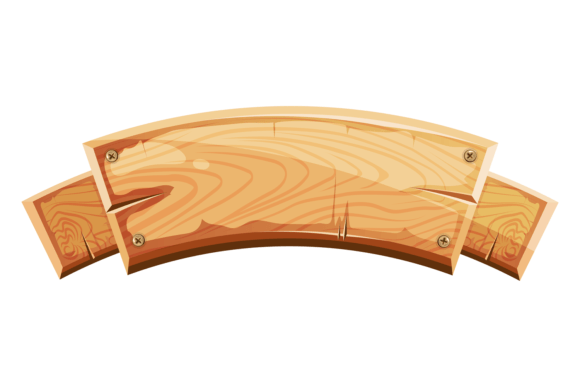 Download Cartoon Wooden Signboard. Rustic Board B - Art Collection