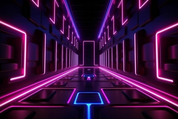 Download Glowing Backgrounds Neon Effects - Glow Collection