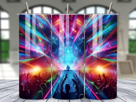 Download DJ Music Party Nightlife Tumbler Wrap - Art Collection