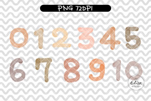 Download Watercolor Number Clipart - Art Collection