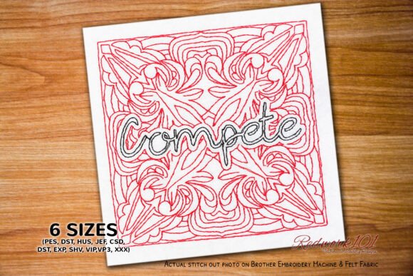 Download Compete Word Lineart Design - Art Collection